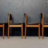 Set of 4 chairs France & Son model 197