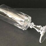 6 cut crystal flutes