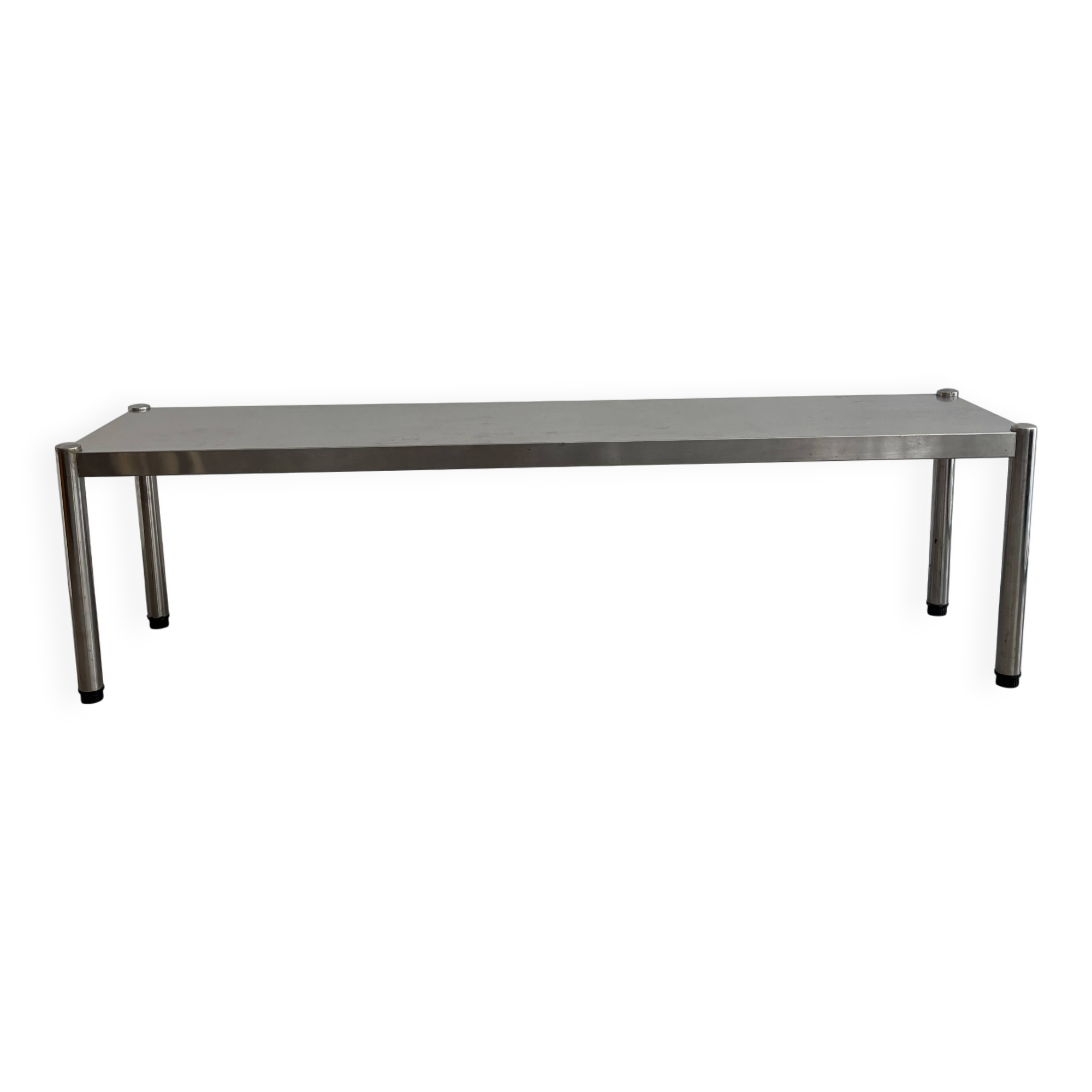 Vintage stainless steel bench