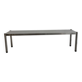Banc en inox vintage