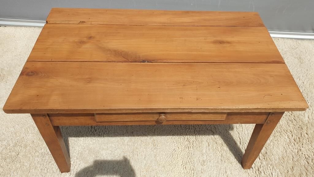 Coffee table countryside in Walnut 1 drawer