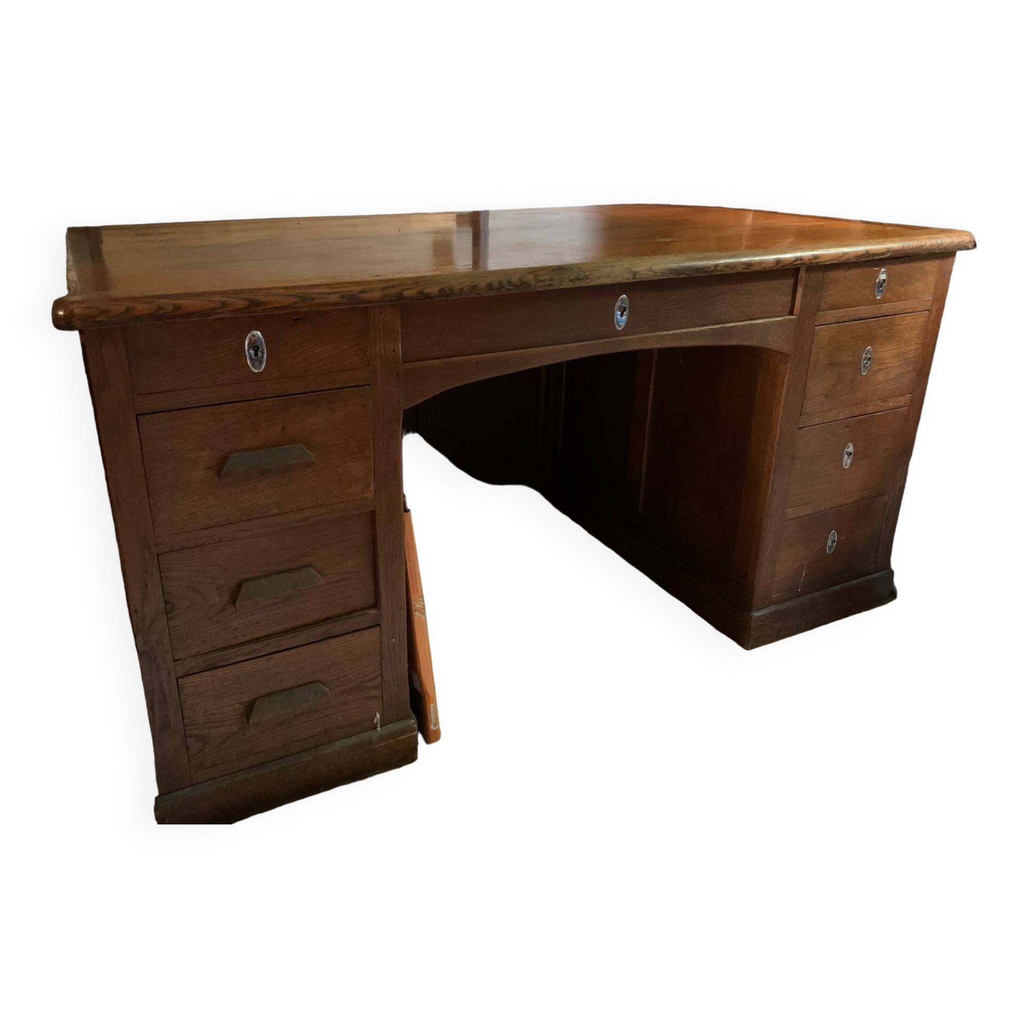Solid oak desk
