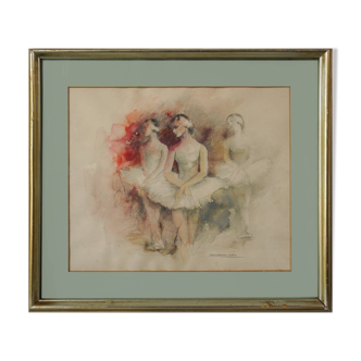 Montserrat Barta (1906-1988) - Trois ballerines