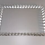 Baccarat crystal and silver metal ice bucket and bucket (signed Baccarat)