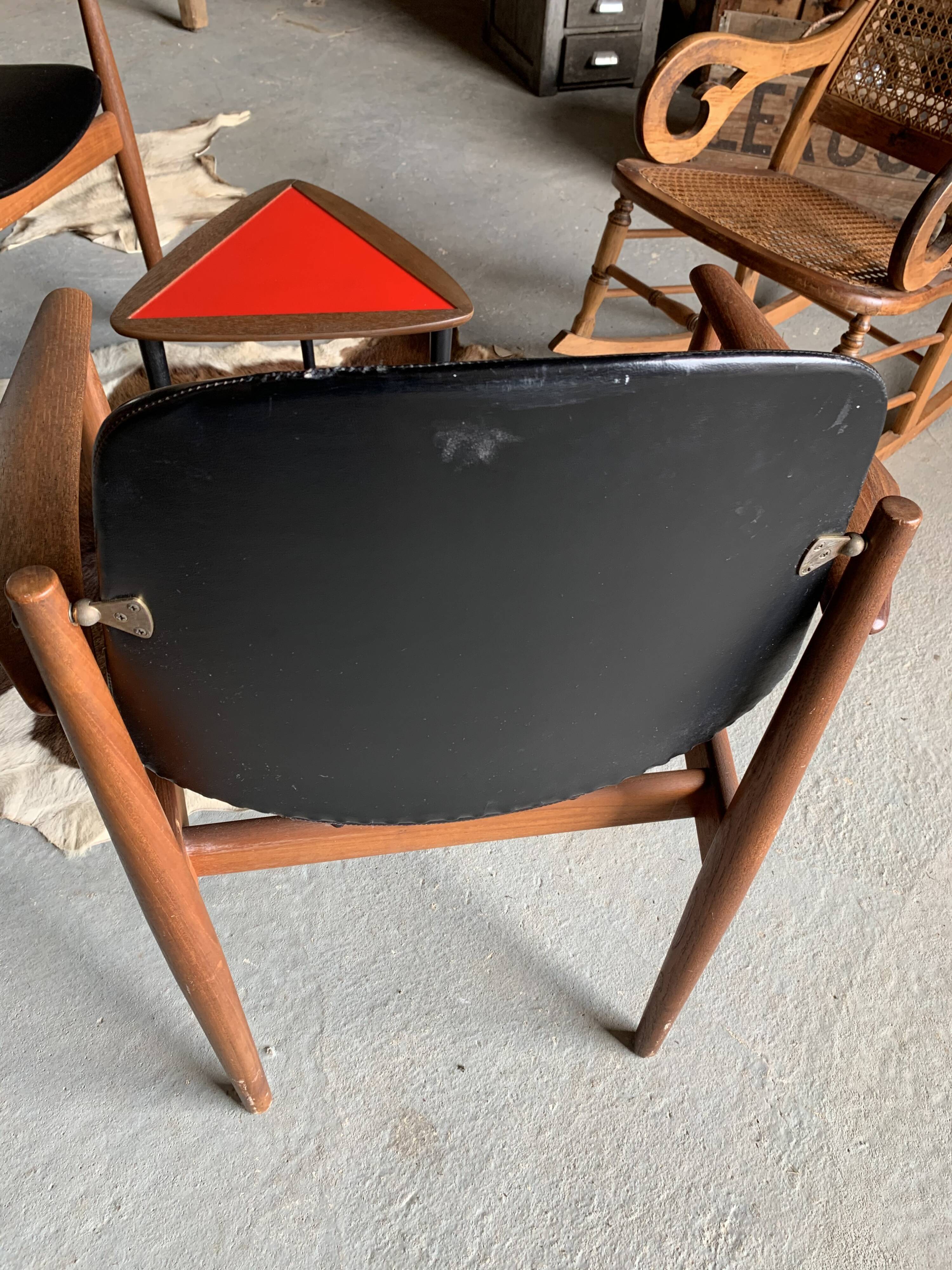 Pair of arne Vodder armchairs - fd-184