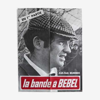 Original cinema poster "La bande à Bébel" Belmondo