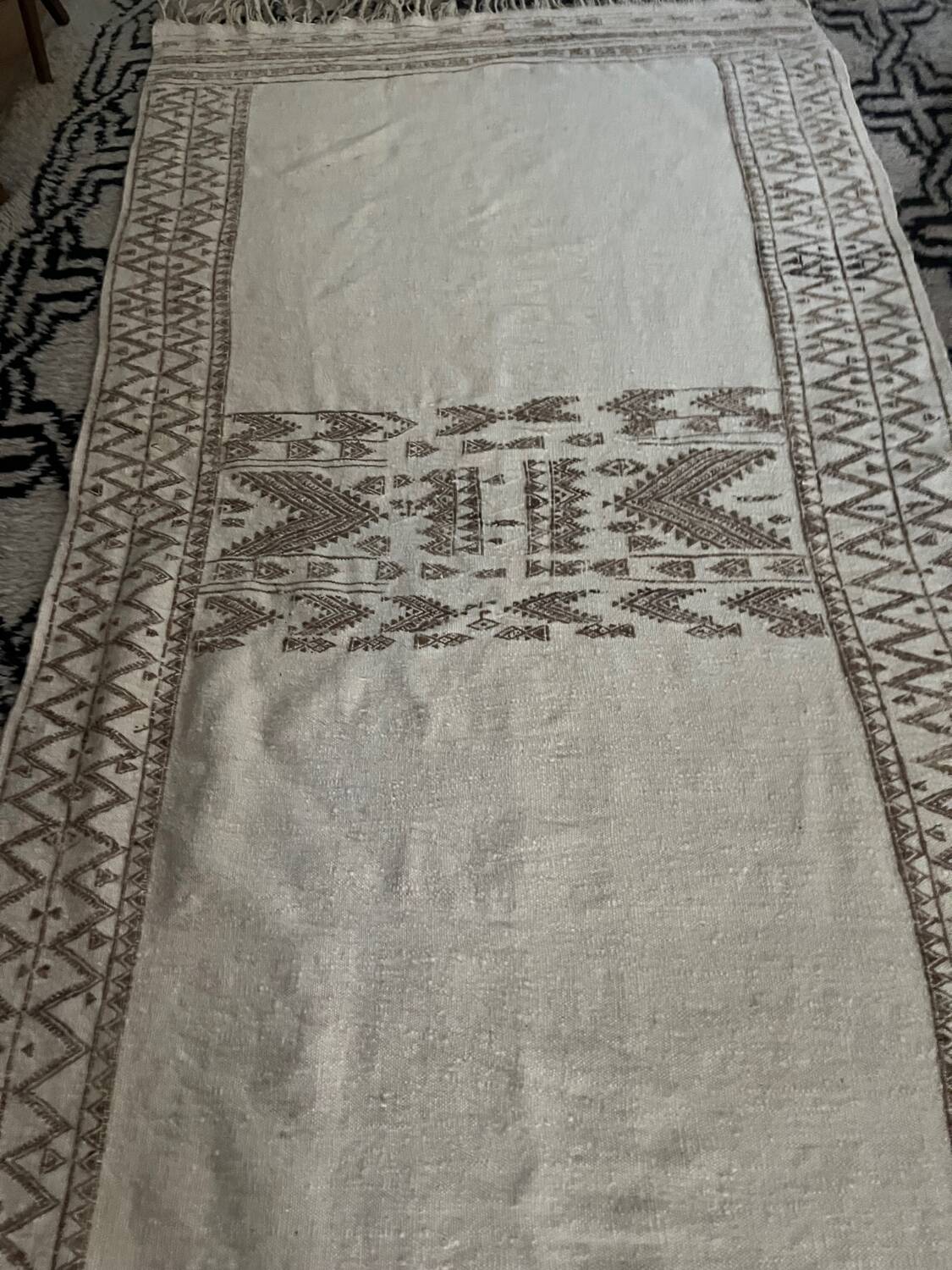 Berber kilim wool rug