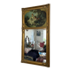Miroir murale vintage doré avec reproduction "Les Quatre Saisons - L'A