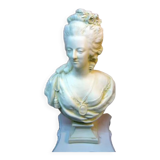 Bust marie Antoinette patina sand H54cm