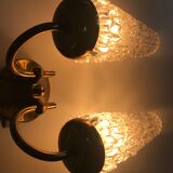 Paire appliques laiton 1960