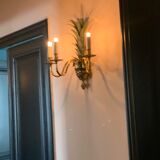 Pair of palm sconces