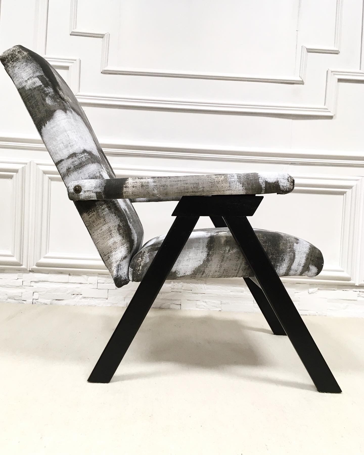 Restored Scandinavian armchair