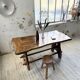 Dining table in solid olive wood Maison Skela 1960