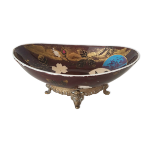 Coupe en faïence décor