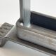 Brutalist Match Holder Steel Chimneys VINTAGE