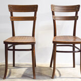 Paire de chaises Bistrot Thonet 1930