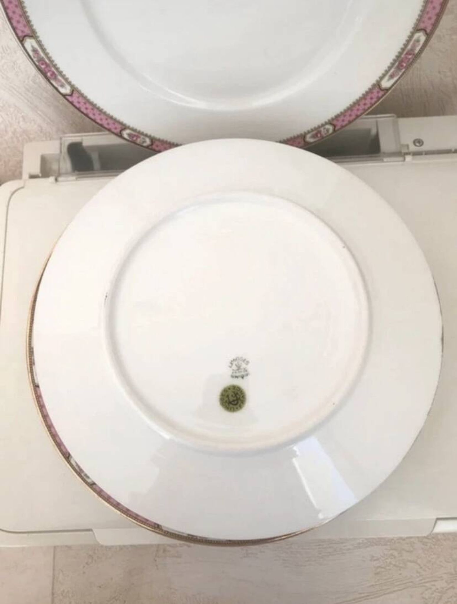 Assiettes plates Limoges