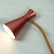 Mid-century Austrian pink wall lamp by Rupert Nikoll