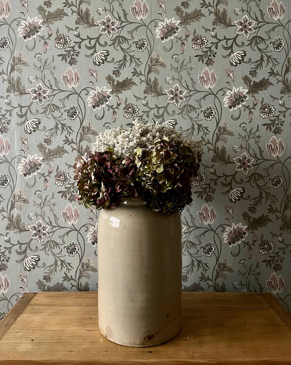 Large glazed stoneware vase