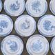 Service set in SG porcelain, Louis XV model.