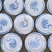Service set in SG porcelain, Louis XV model.