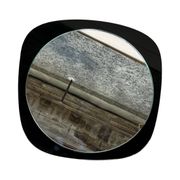 Asymmetrical wall mirror Poland 1970s
