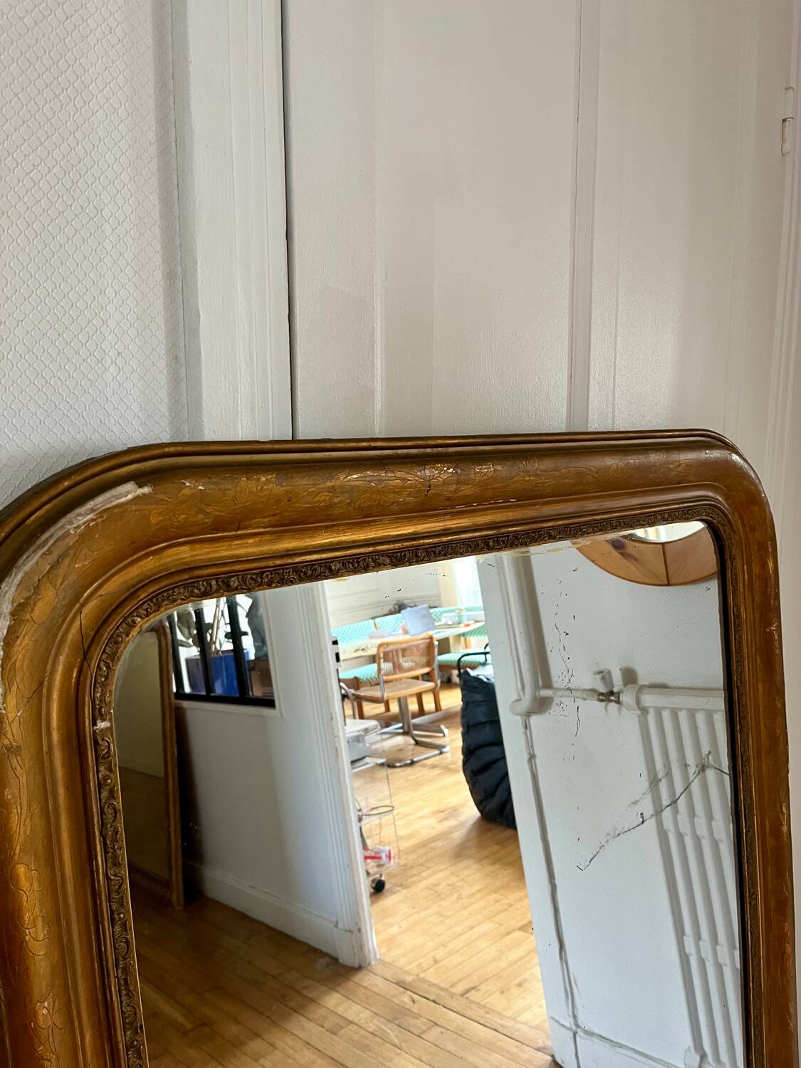 Miroir d’époque Louis Philippe 19ieme siècle