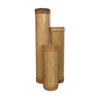 Bamboo vase 3 cylinders