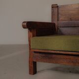 Mountain bench, folk art, 1800