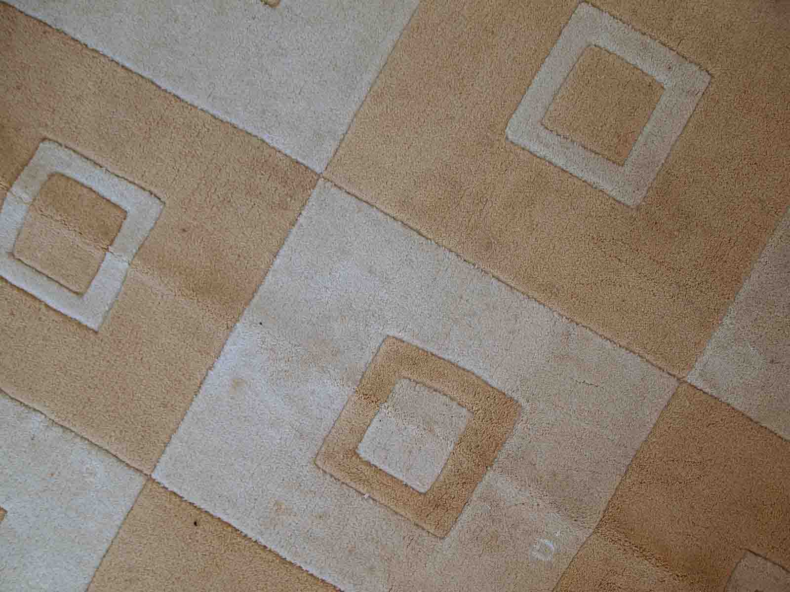 Vintage chinese modern handmade carpet 120cm x 180cm 1980s, 1c517