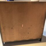 Blue painted wooden dresser