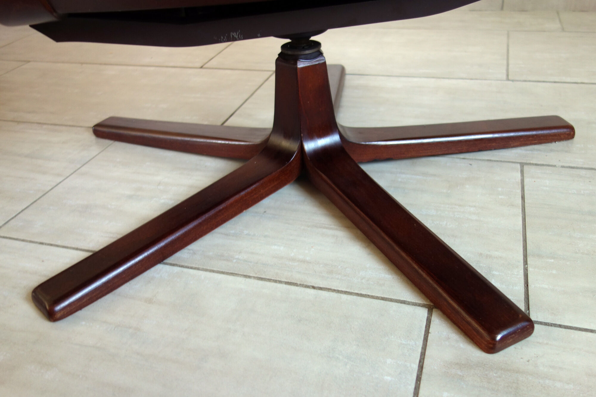 Leather armchair G Mobel, Sweden 60s