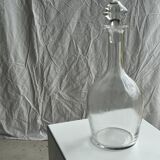 Very large glass decanter with spinning top H36