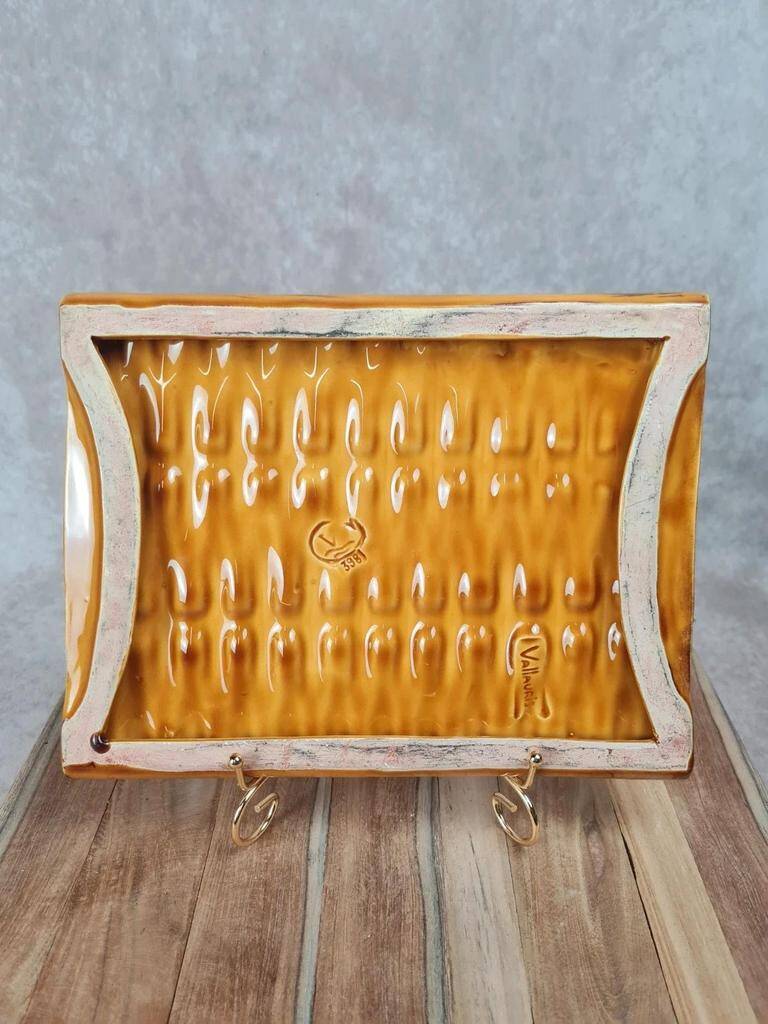 Trivet or small vintage tray signed Vallauris