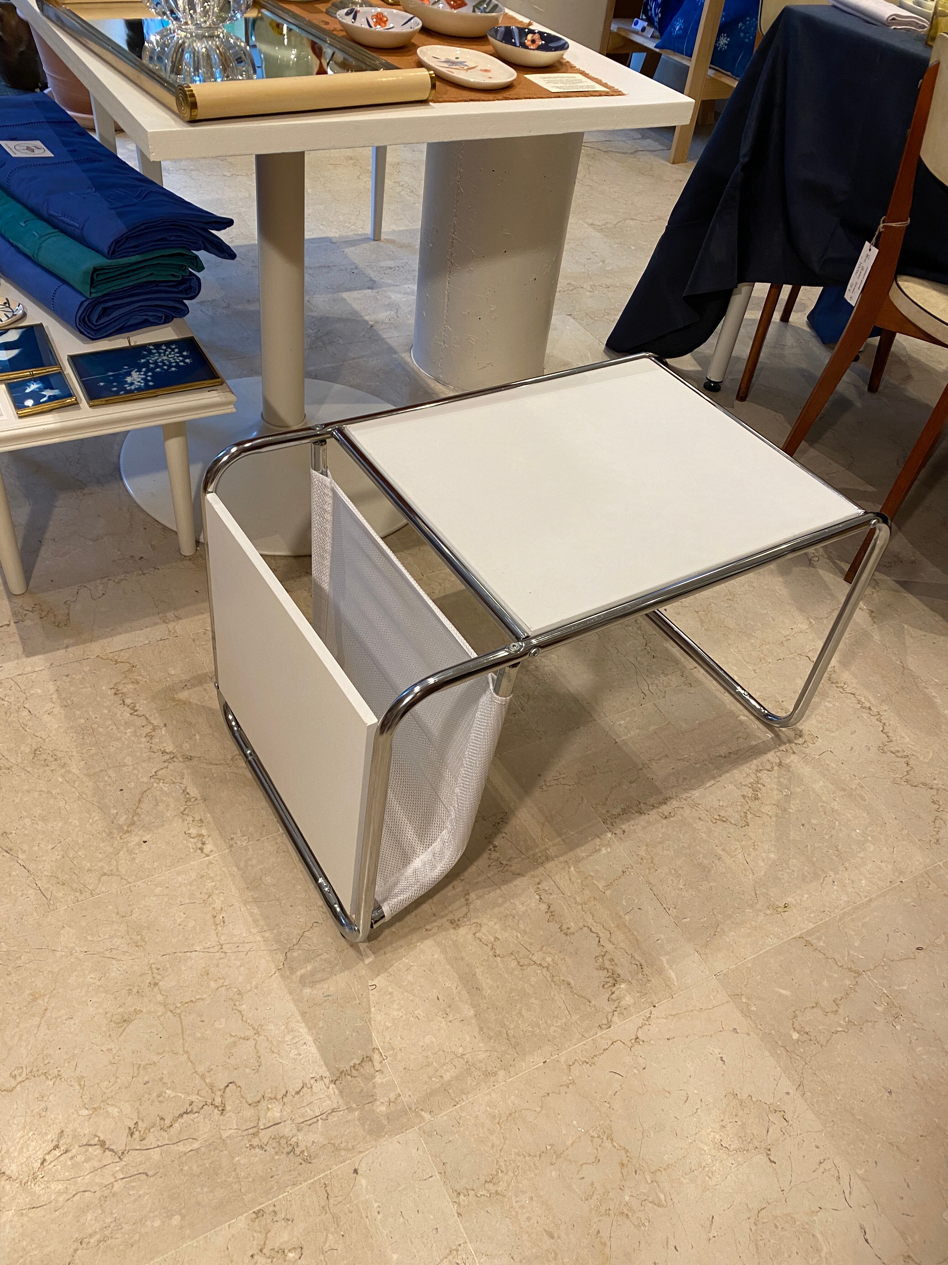 Side table magazine holders