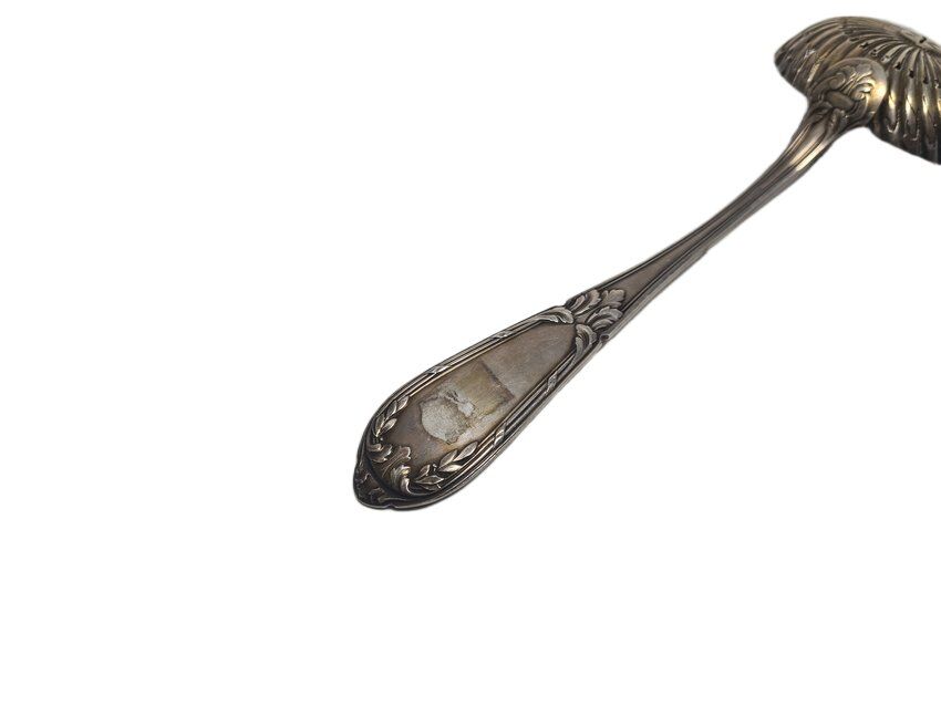 Biedermeier marinated tomato spoon, France, 1900s