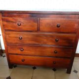 Commode anglaise 5 tiroirs