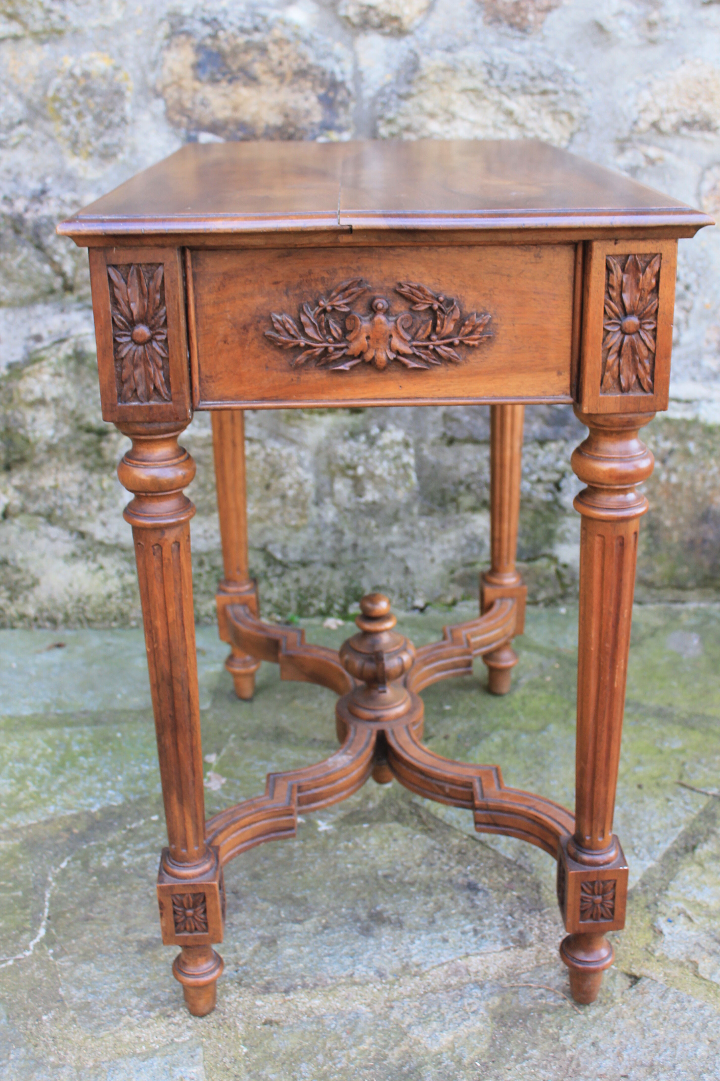 Walnut writing table
