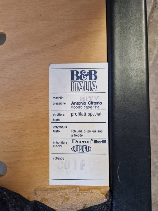 Antonio Citterio (Born in 1950) - Sity model chaise longue daybed 1986