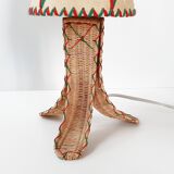 Rattan lamp 1950