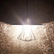 Industrial hanging lamp in black and white