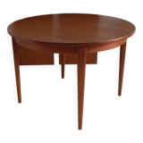 Table ronde extensible en teck