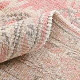 Soft Red & Beige Entryway Handmade Vintage Rug, 170x261 Cm