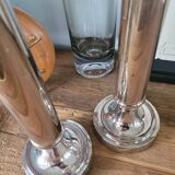 Pair of silver candlesticks