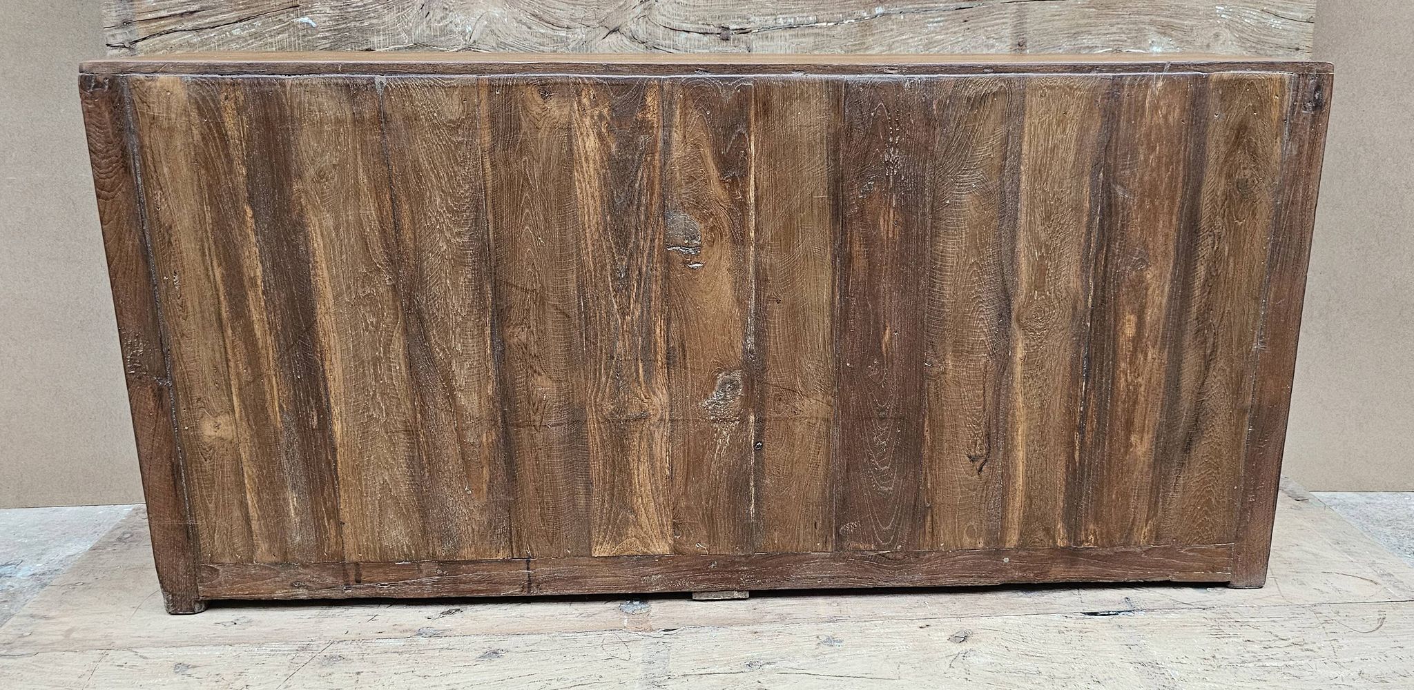 Buffet - glass TV cabinet in Burmese teak