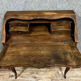 Louis XV style chest of drawers in solid walnut circa 1920-1940