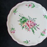 Lunéville tart dish with street lamp decoration