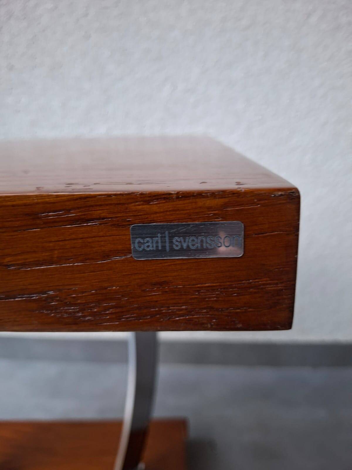 Scandinavian Side Table by Carl Svensson, 1970s