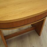 Oak desk, Italian design, 1970s, production: Italy