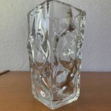 Solid Sèvres crystal vase from the 1950s